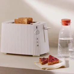 Online Alessi Plisse Toaster, 775-925W, White Toasters