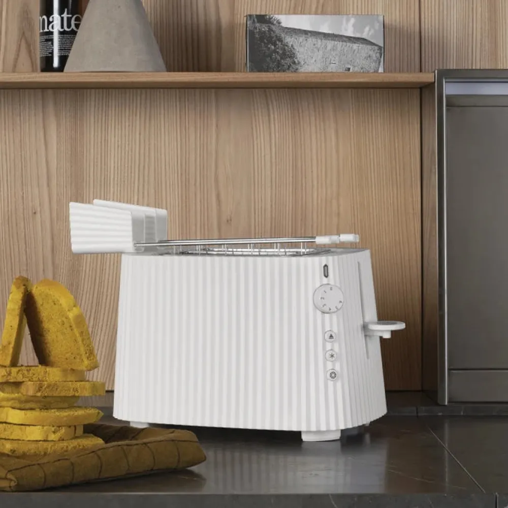 Online Alessi Plisse Toaster, 775-925W, White Toasters