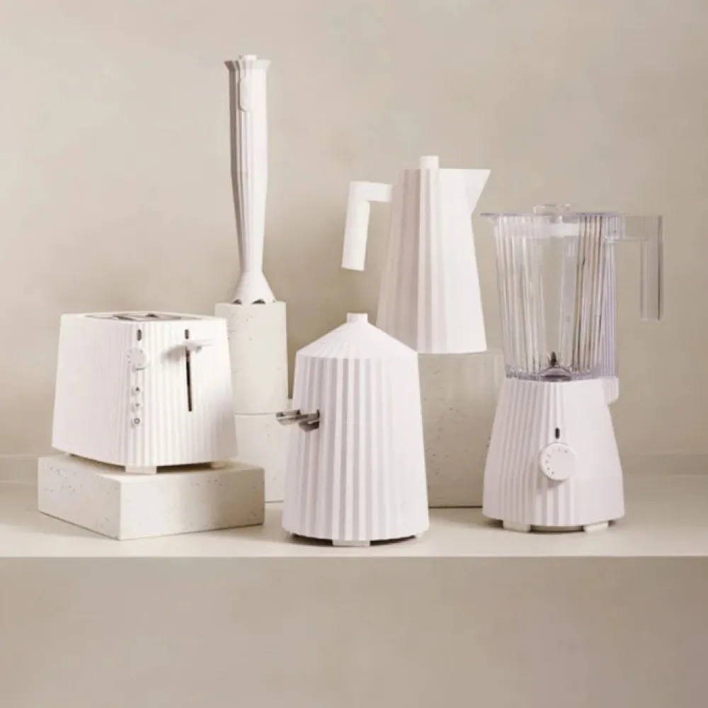 Online Alessi Plisse Toaster, 775-925W, White Toasters