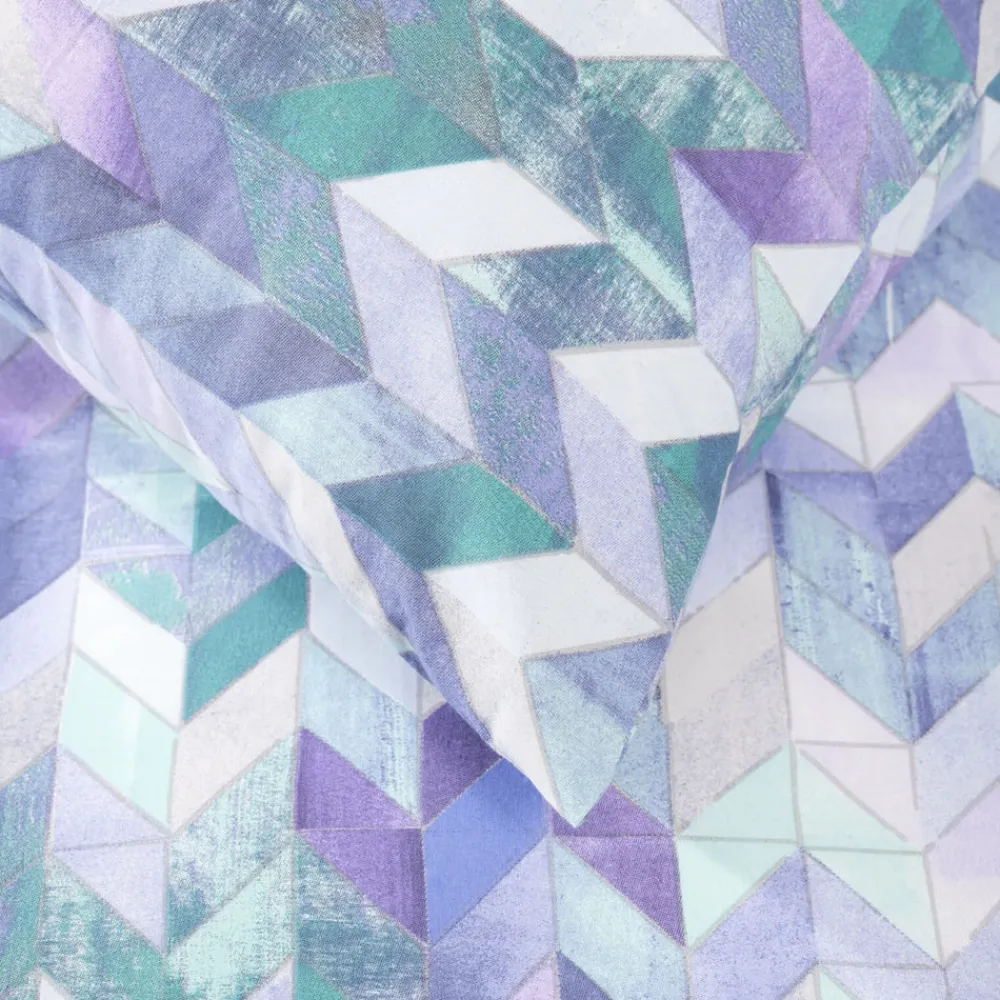 Discount Carina Madison Melange Duvet Cover Set with Bed Sheet, Single, Multi Duvet Cover Sets