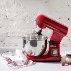 Online Cookplus Quick Chef Stand Mixer, 5L, 1000W, Red Stand Mixers