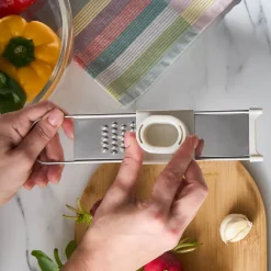 Clearance Crick Crack Harmony Stainless Steel Garlic Grater, Multi Kitchen Gadgets
