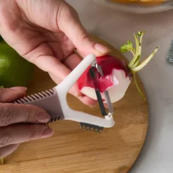 Clearance Crick Crack Harmony Stainless Steel 2 in 1 Peeler, Multi Kitchen Utensils