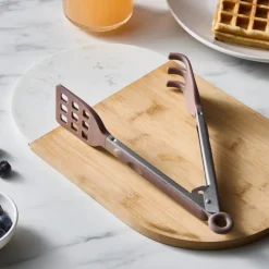 Hot Crick Crack Harmony Waffle Tong, Brown Kitchen Utensils