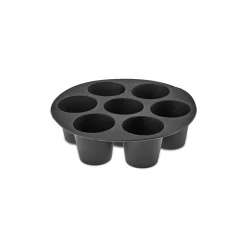 Outlet Crick Crack Silicone Muffin Mould - Air Fryer Attachment, Black Kitchen Gadgets