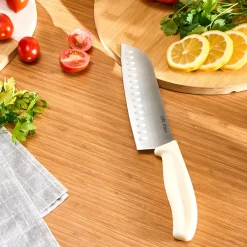 Hot Dr. Inox Santoku Knife, 30cm, Cream Individual Knives