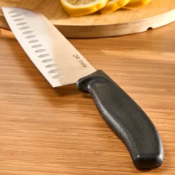 Outlet Dr. Inox Stainles Steel Santoku Knife, 30cm, Black Individual Knives