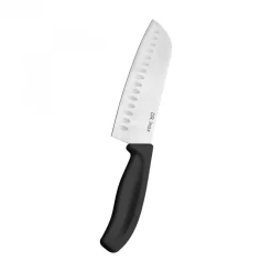 Outlet Dr. Inox Stainles Steel Santoku Knife, 30cm, Black Individual Knives