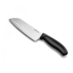 Outlet Dr. Inox Stainles Steel Santoku Knife, 30cm, Black Individual Knives