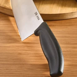 Clearance Dr. Inox Stainless Steel Chef's Knife, 33cm, Black Individual Knives