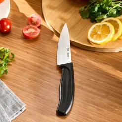New Dr. Inox Stainless Steel Chef's Knife, 25cm, Black Individual Knives