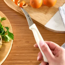 Outlet Dr. Inox Stainless Steel Paring Knife, 17cm, Cream Individual Knives