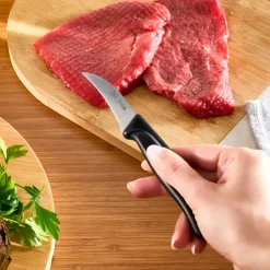 Discount Dr. Inox Stainless Steel Paring Knife, 17cm, Black Individual Knives