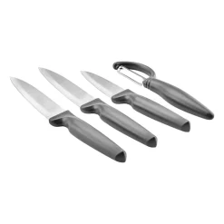 Sale Dr.Inox 4 Piece Stainless Steel Knife Set, Grey Knife Sets