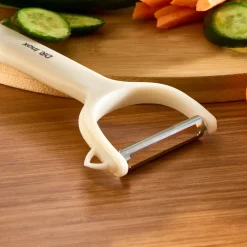 Discount Dr.Inox Plain Peeler, Cream Kitchen Utensils