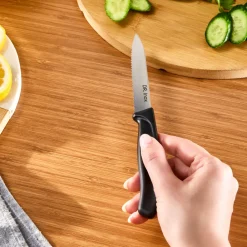 New Dr.Inox Serrated Stainless Steel Utility Knife, 21cm, Black Individual Knives