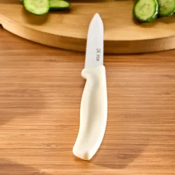 Outlet Dr.Inox Serrated Stainless Steel Utility Knife, 21cm, Cream Individual Knives