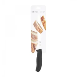 Sale Dr.Inox Stainless Steel Bread Knife, 32cm, Black Individual Knives