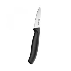 Hot Dr.Inox Stainless Steel Paring Knife, 19cm, Black Individual Knives
