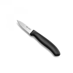 Hot Dr.Inox Stainless Steel Paring Knife, 19cm, Black Individual Knives
