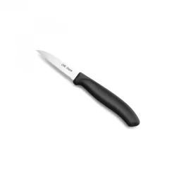 Online Dr.Inox Stainless Steel Serrated Paring Knife, 19cm, Black Individual Knives