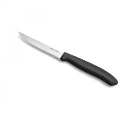 Sale Dr.Inox Stainless Steel Steak Knife, 23cm, Black Individual Knives