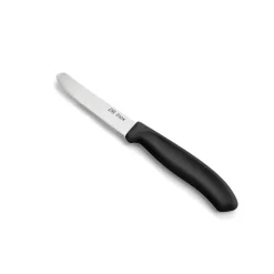 Online Dr.Inox Stainless Steel Tomato Knife, 22cm, Black Individual Knives