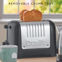 Hot Dualit Black Toaster, 1000W Toasters