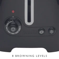 Hot Dualit Black Toaster, 1000W Toasters