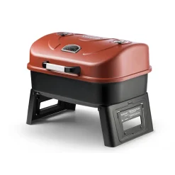 Online Guruss Go Grill Charcoal Barbecue, 51cmx37cm, Oxide Red Black Bbqs