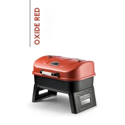 Online Guruss Go Grill Charcoal Barbecue, 51cmx37cm, Oxide Red Black Bbqs