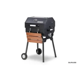 New Guruss Steel Charcoal Barbecue Set, 50cm, Black Bbqs