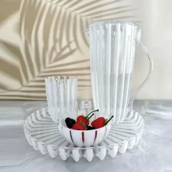 Hot Guzzini Dolce Vita 4 Piece Highball Glass Set, 470ml, White Highball Glasses