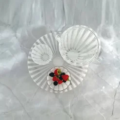 Outlet Guzzini Dolce Vita Round Tray, 31cm, White Trays