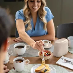 Discount Guzzini Everyday Mug, 250ml, White Brown Mugs