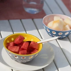 Online Guzzini Le Murrine 2 Piece Cereal/Soup Bowl Set, 12.5cmx5.6cm, Grey Yellow Bowls