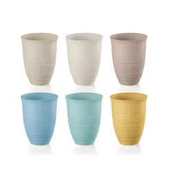 Guzzini Tierra 6 Piece Highball Glass Set, Multi Highball Glasses