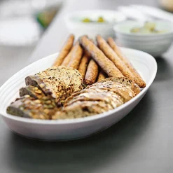 New Guzzini Tierra Serving Platter, 41cmx22.9cm, Brown Serving Platters