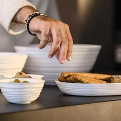 New Guzzini Tierra Serving Platter, 41cmx22.9cm, Brown Serving Platters