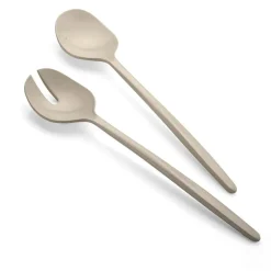 Discount Guzzini Tiffany 2 Piece Salad Servers, Brown Kitchen Utensils