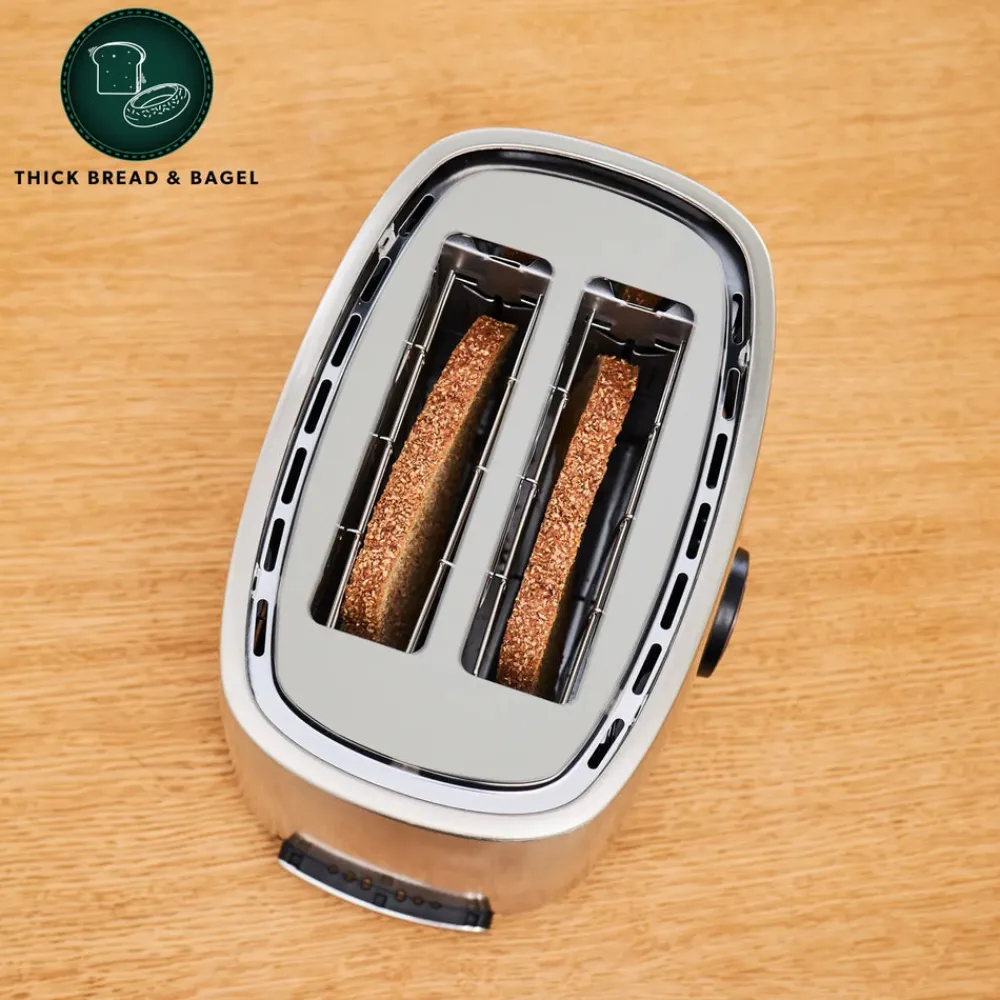 Best Homend Breadfast 1502 Toaster, Silver Black Toasters