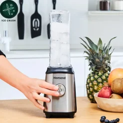 New Homend Mixfresh Smoothie Blender, 2x 600ml Bottle, 350W, Black Blenders