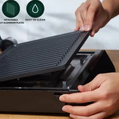 Homend X Grilliant Black 1343 Sandwich Toaster, 2000W Sandwich Toasters