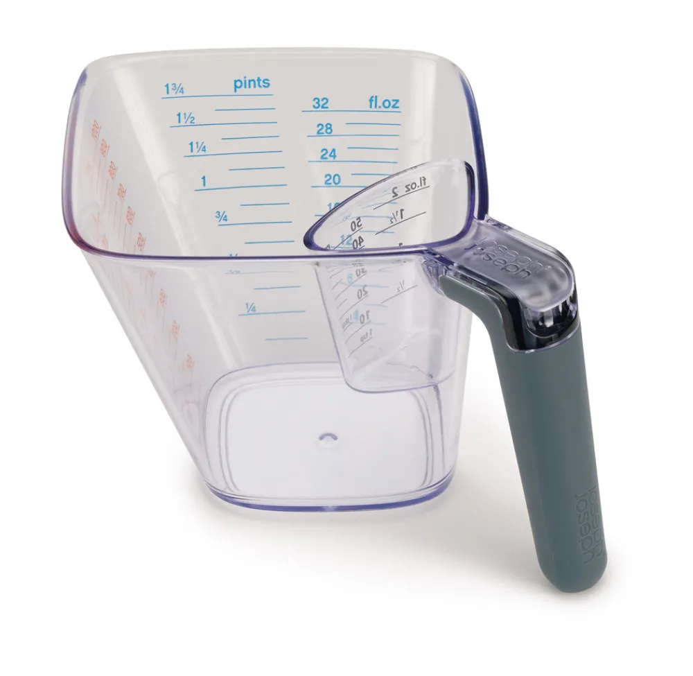 Outlet Joseph Joseph Align 2 Piece Easy Read Grey Measuring Jug Set, Kitchen Gadgets