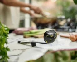 New Joseph Joseph Elevate Silicone Ladle, Steel, Black Kitchen Utensils