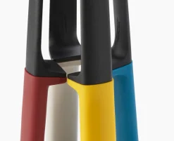 New Joseph Joseph Elevate Slim 4-piece Utensil Set with Storage Stand, Multicolour Kitchen Utensils
