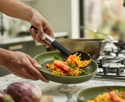 Best Joseph Joseph Elevate Stainless Steel Silicone Solid Spoon, Black Grey Kitchen Utensils