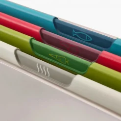 Joseph Joseph Folio Icon 4-Piece Chopping Board Set,Large, Multi Chopping Boards