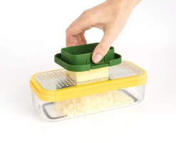 New Joseph Joseph Multi-prep Compact 4-piece Grater & Slicer, Multicolour Kitchen Gadgets