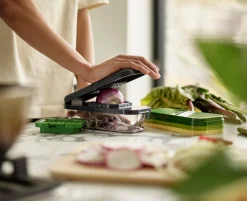 New Joseph Joseph Multi-prep Compact 4-piece Grater & Slicer, Multicolour Kitchen Gadgets